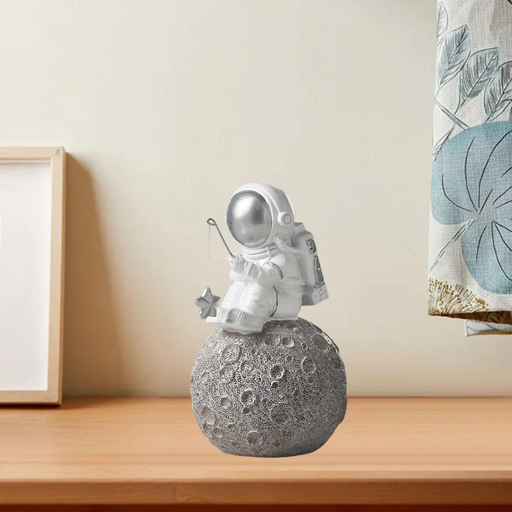 Astronaut Figurine Home Decor Spaceman Outer Space Ornament Crafts Model 4