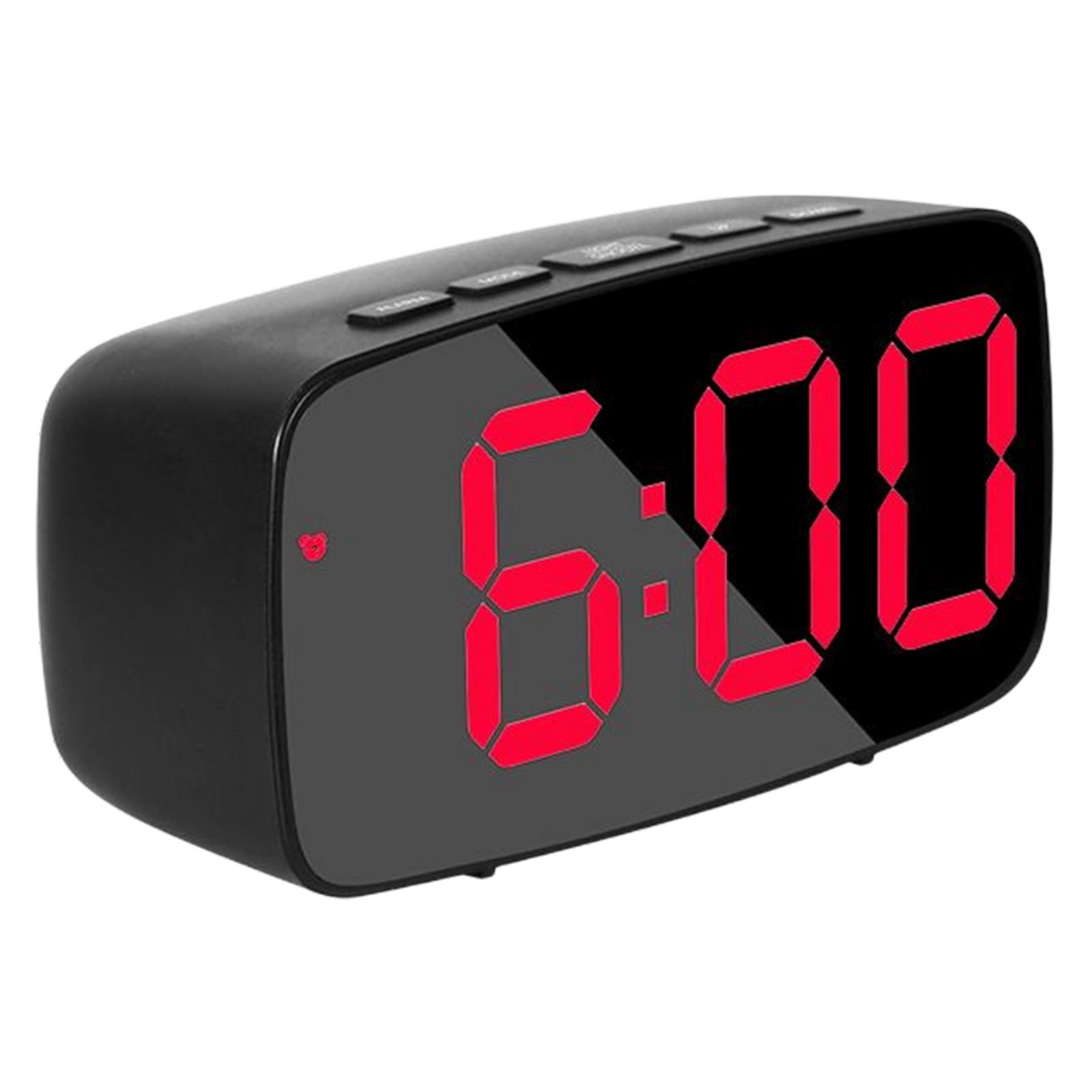 Mirror Alarm Clock with Snooze