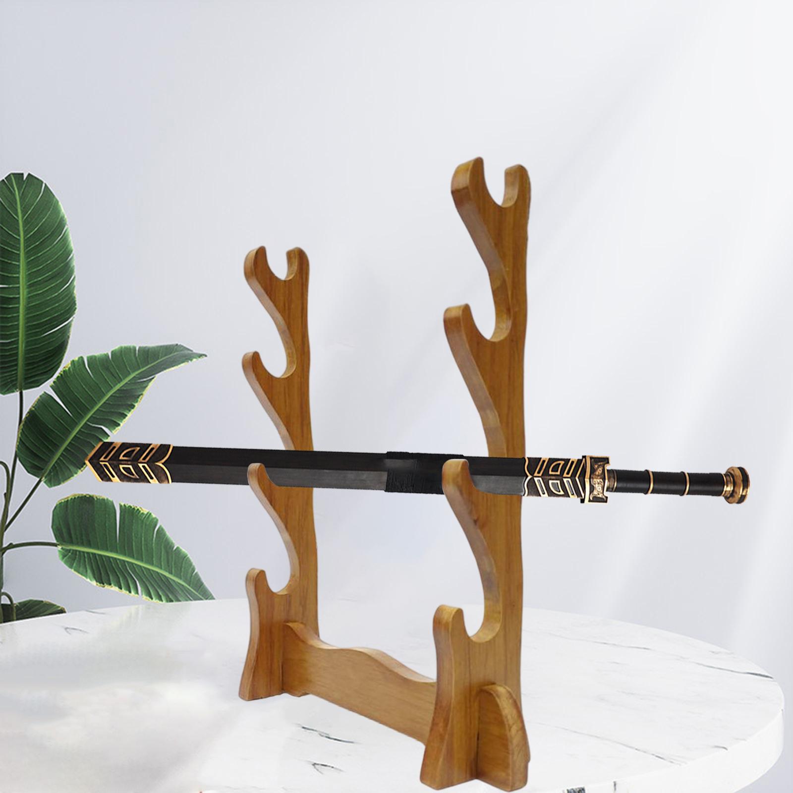 Samurai Sword Display Stand Holder Rack for Wakizashi Katana Tanto 4 Layers