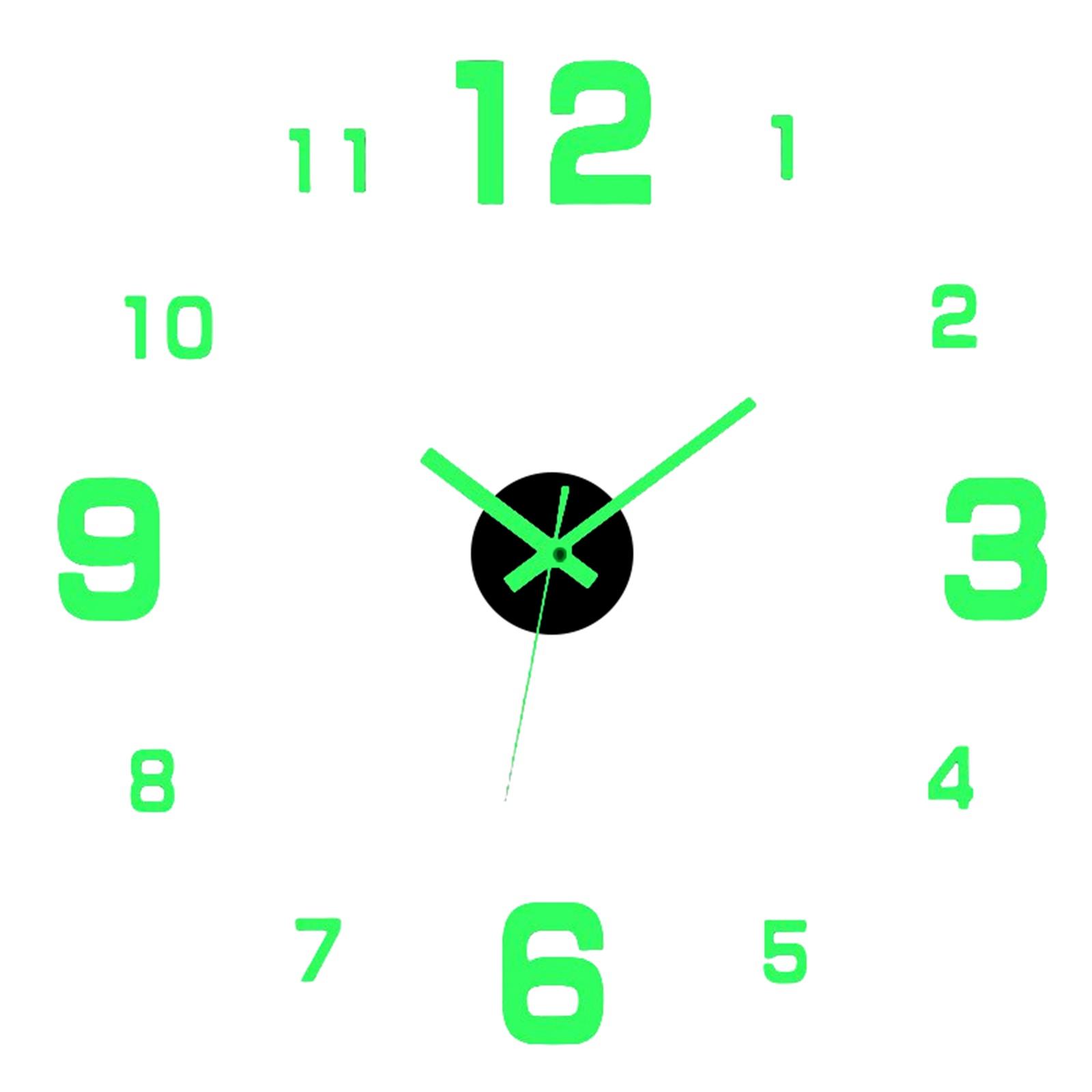 Luminous Wall Clock Stickers