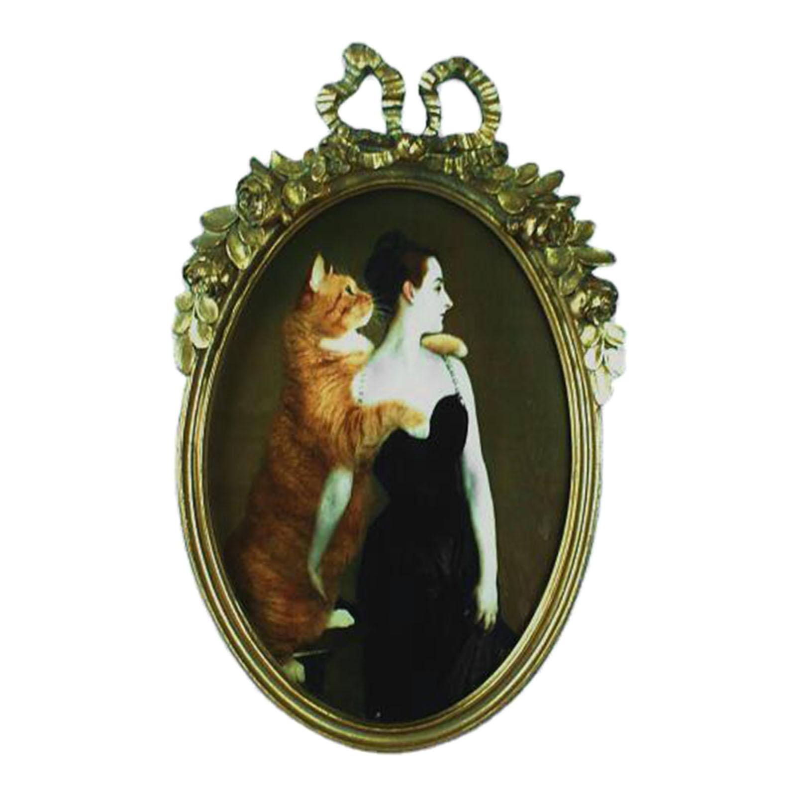 European Style Photo Frame Picture Display Resin for Crafts Decor Ornaments 10inch