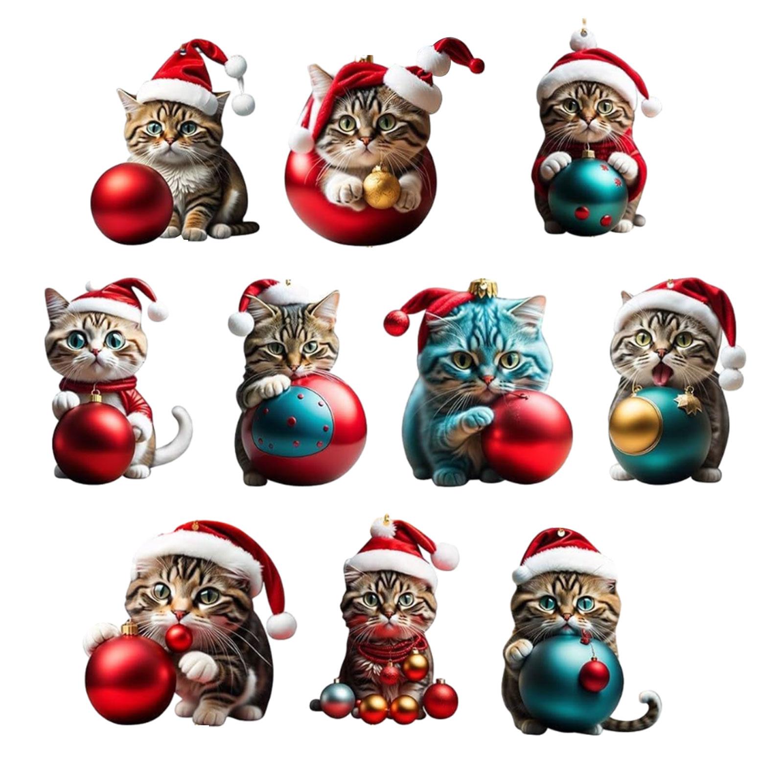 Christmas Cat Ornaments