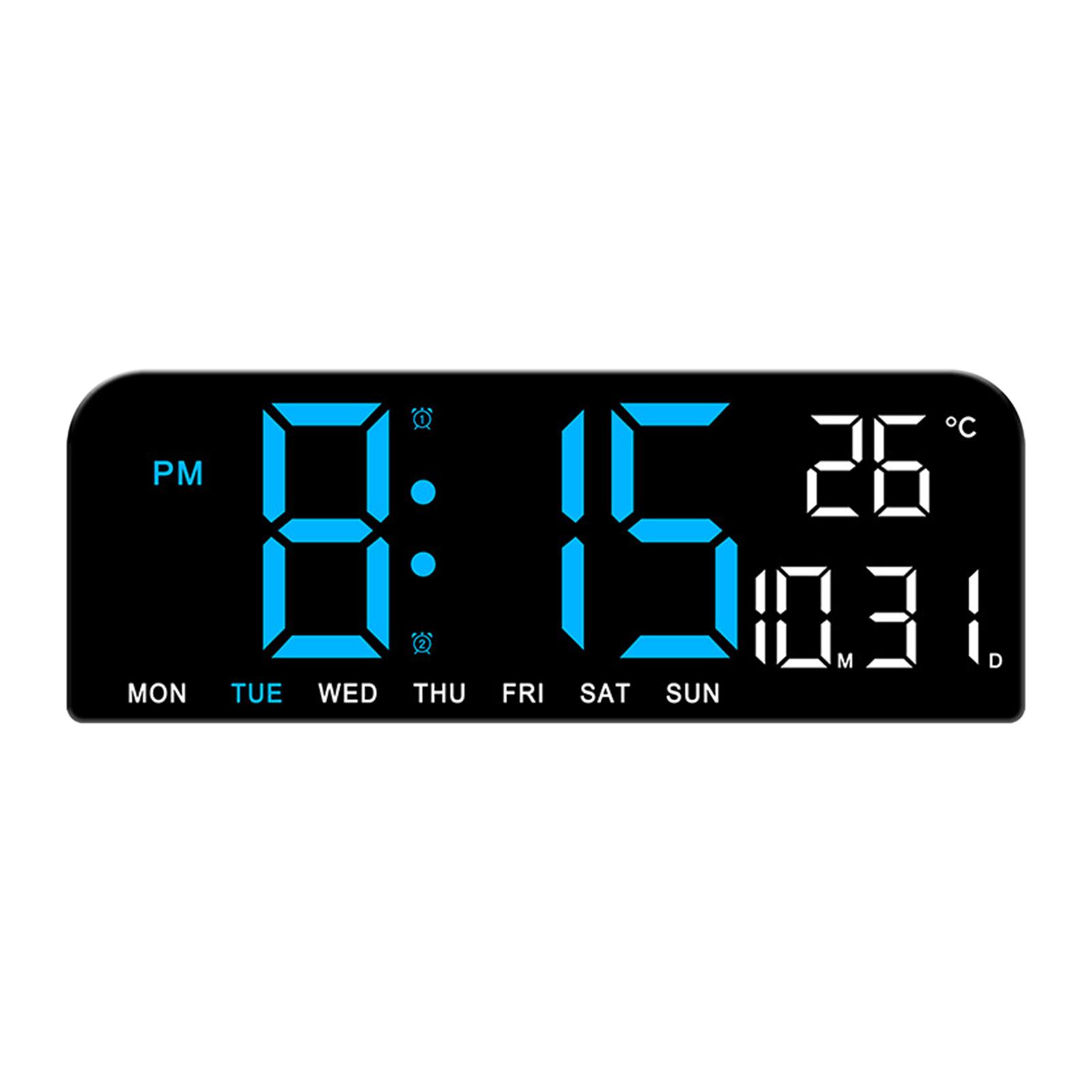 Digital Alarm Clock Blue
