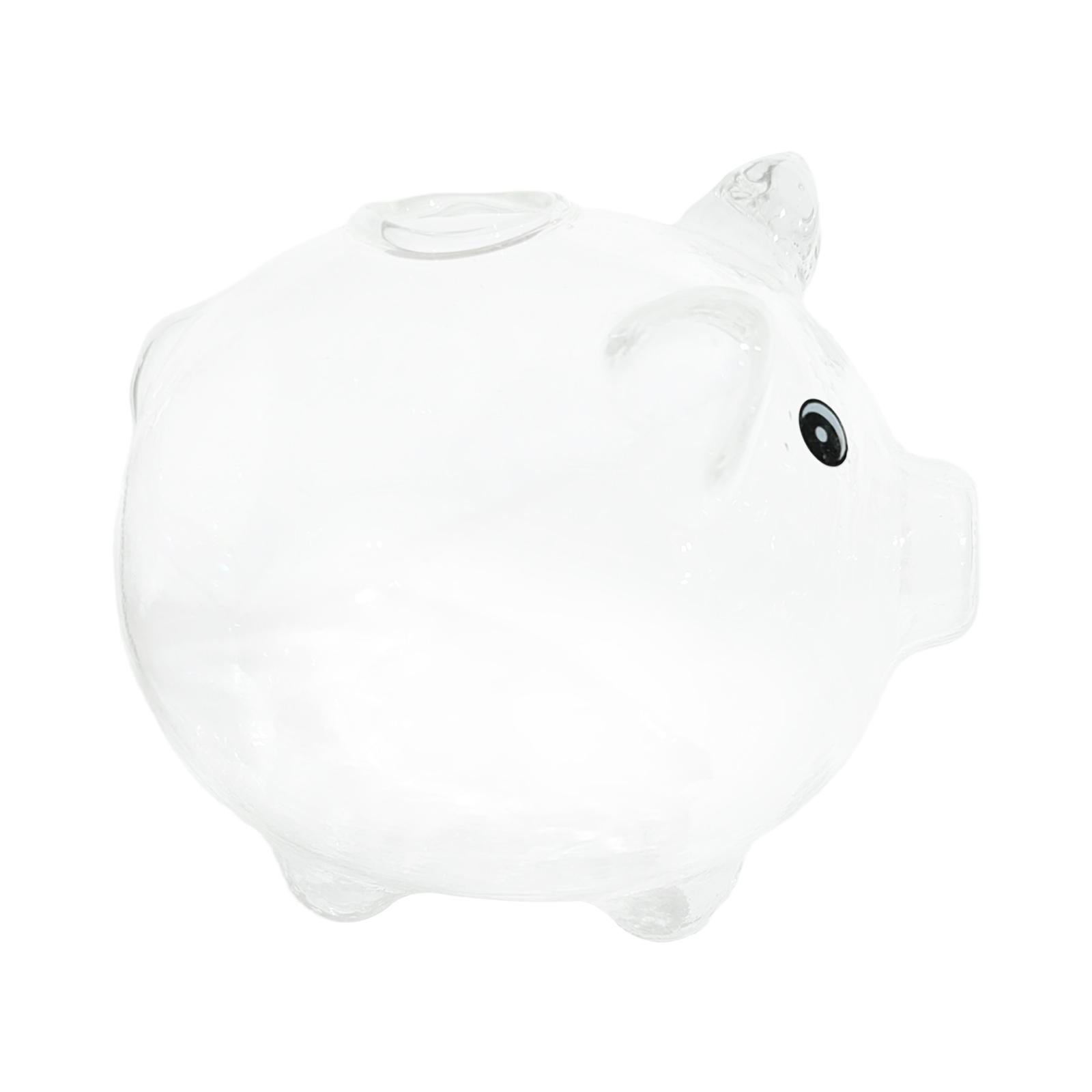 Piggy Bank Glass Pig