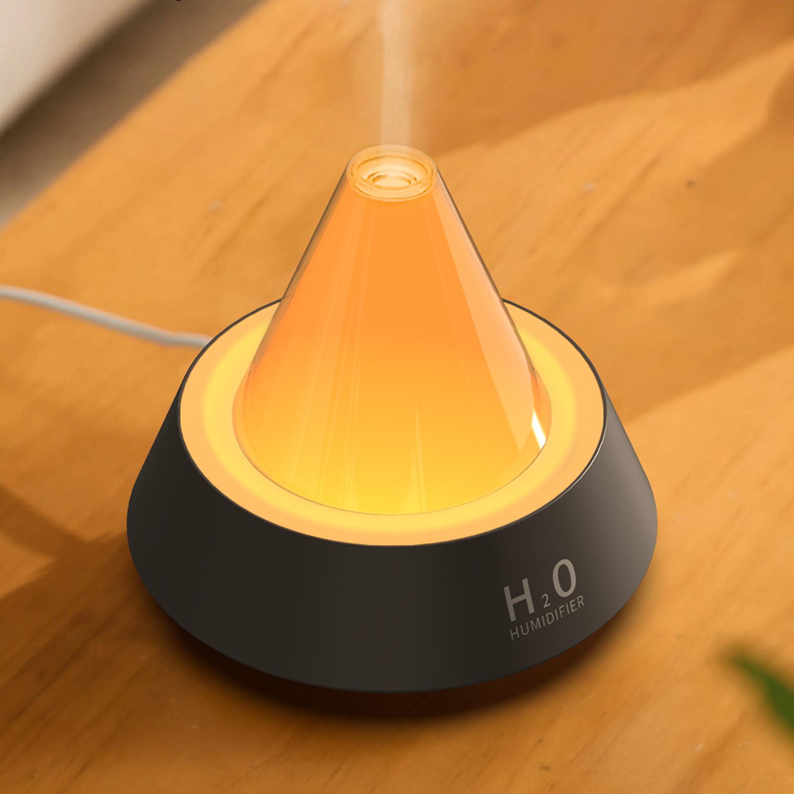 Desktop Humidifier Electric Essential Oil Diffuser for Daily Use Lightweight Black