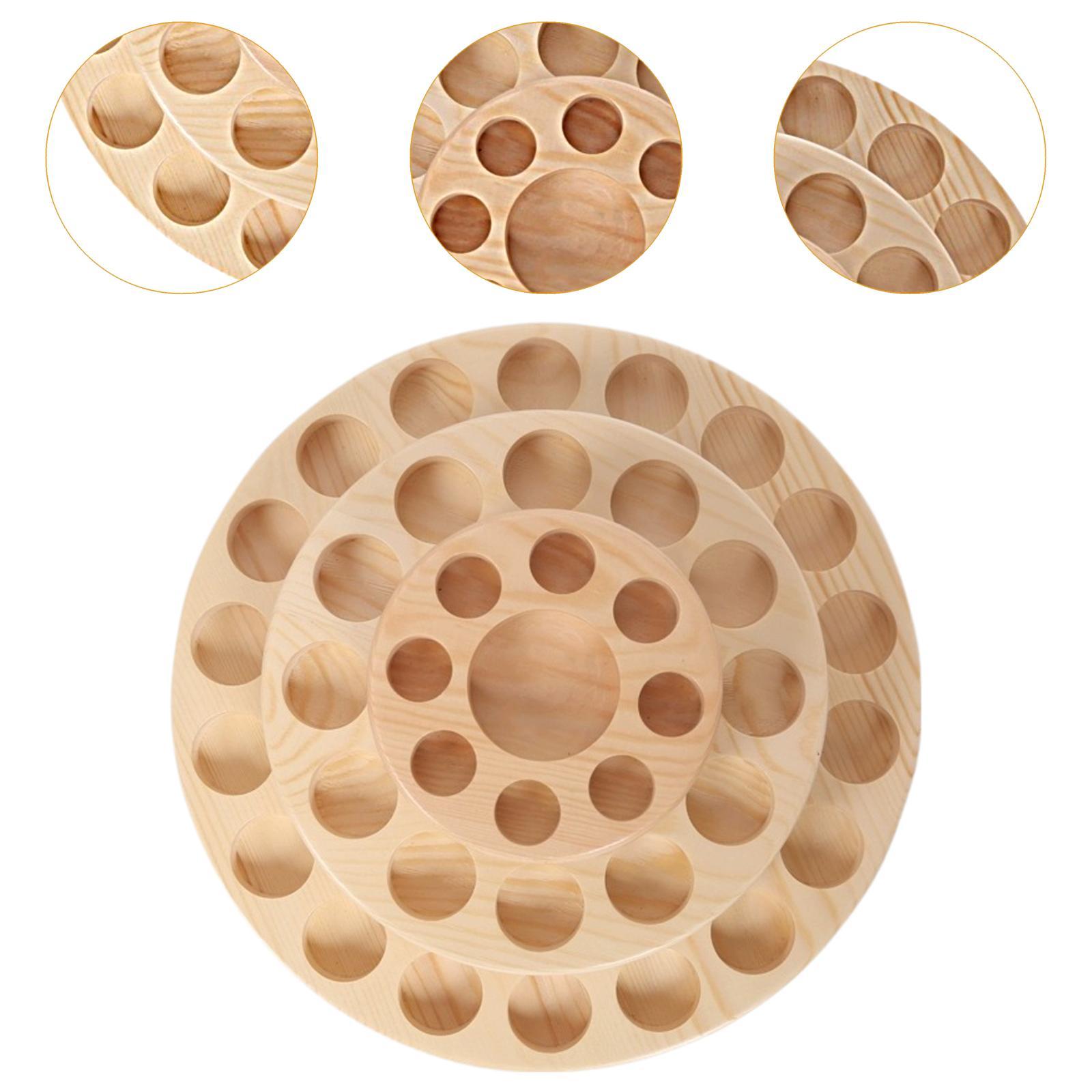 Essential Oil Display Rack Wooden Display Stand Perfume Gifts Display Holder