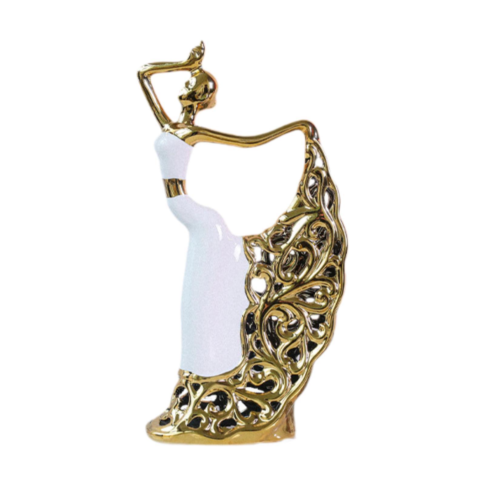 Ceramic Dancer Statue