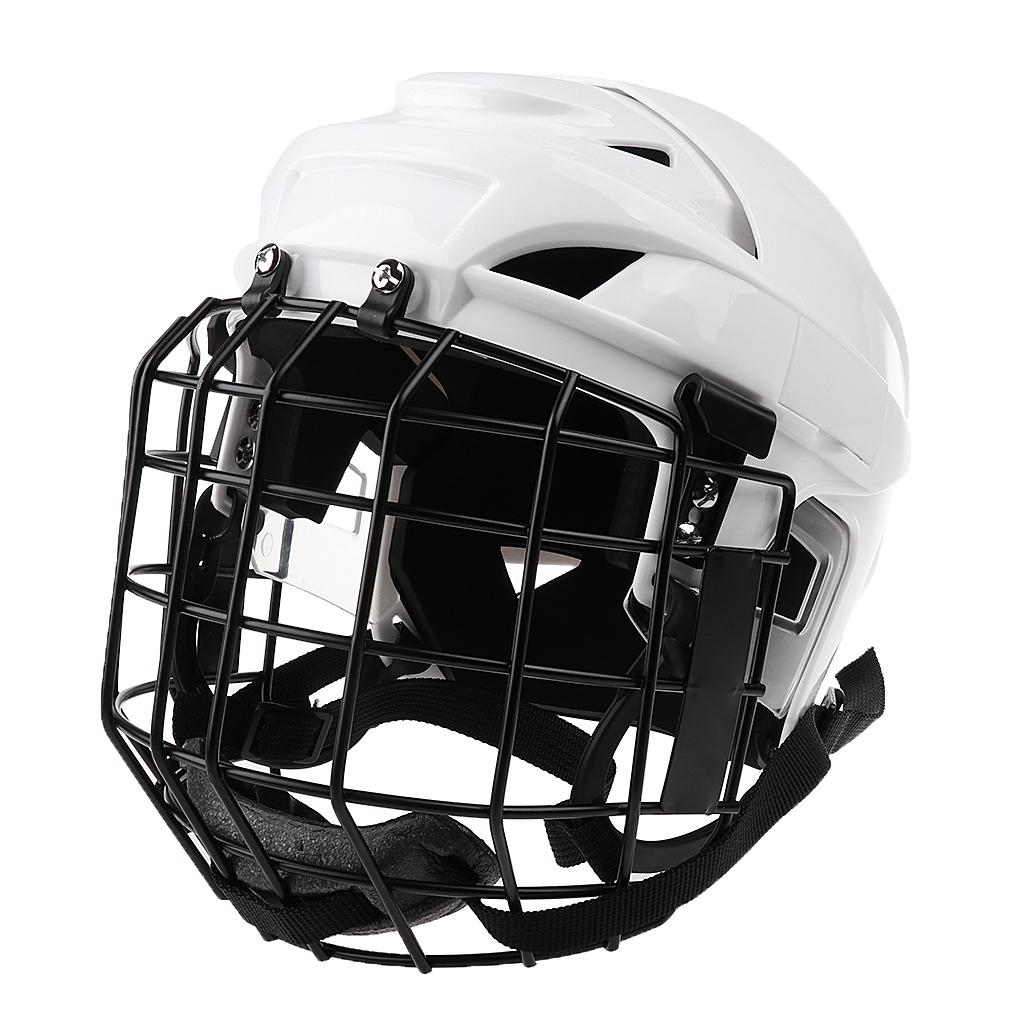 Eishockey Helm Unisex Erwachsene Helm mit Gitter Eishockeyhelm 