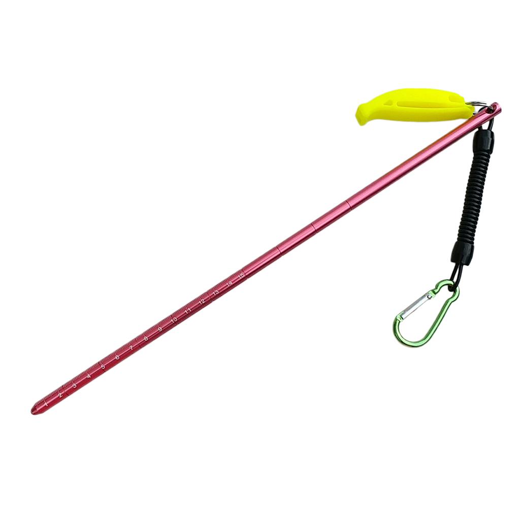 Scuba Diving Lobster Stick Pointer Underwater Shaker Noise Maker Pink