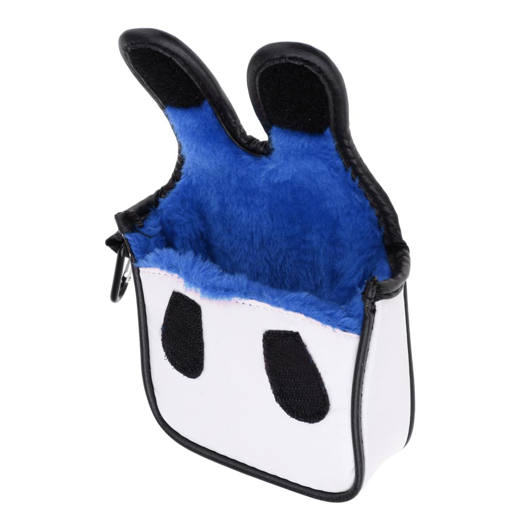 Premium Square Golf Mallet Putter Head Cover Club Protector Headcover Blue