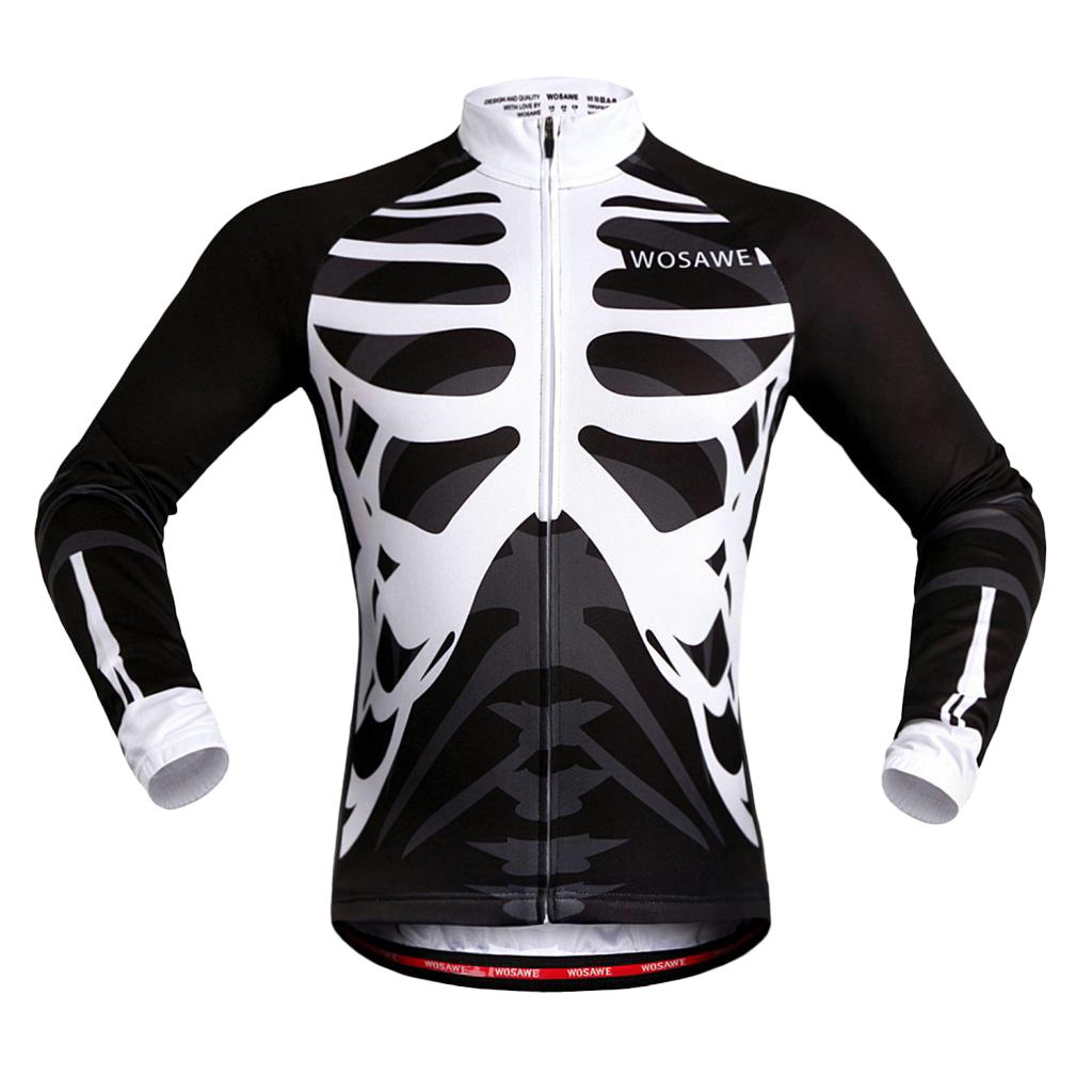 Herren Langarm Radtrikot Set Fahrrad Trikot Jersey