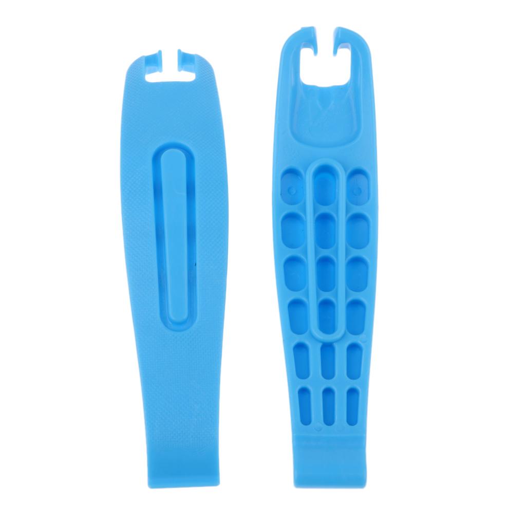 2Pcs Bicycle Tire Tyre Lever Bike Cycling Repair Opener Breaker Tools Blue