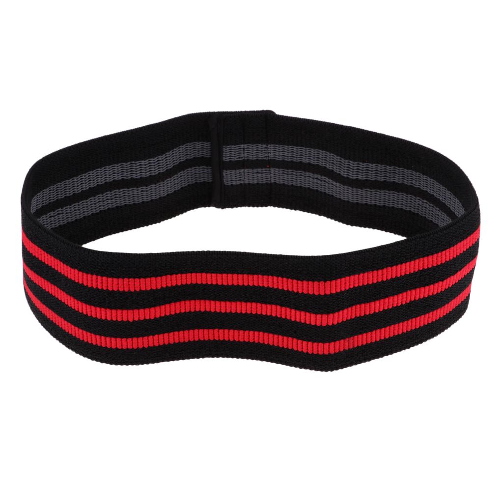 Premium Resistance Hip Bands for Gym Exercise Workout Training Yoga Red S