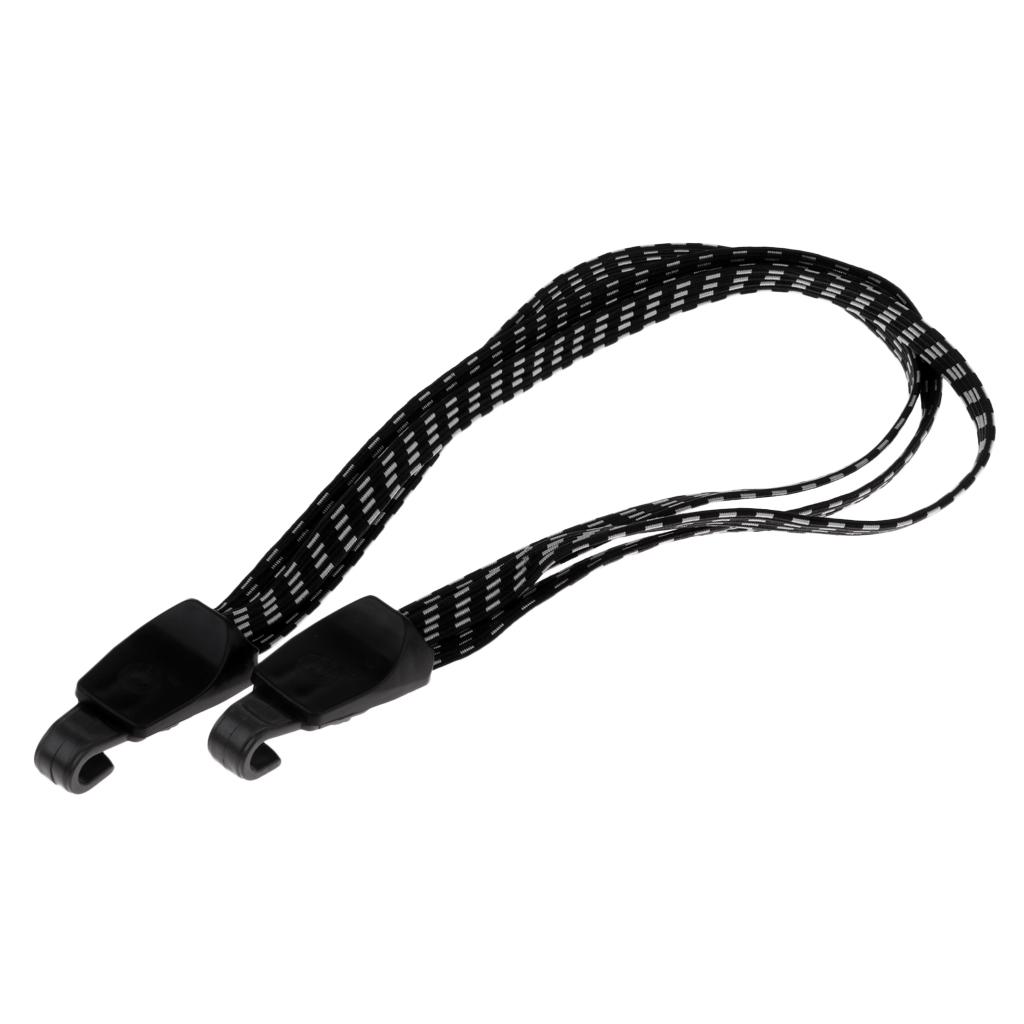 Bicycle Motorcycle Luggage Strap Elastic Bungee Rope Tie Fixed Suitcase Band with Plastic Hooks