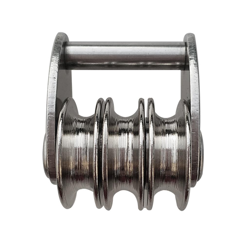 316 Stainless Steel Triple Pulley