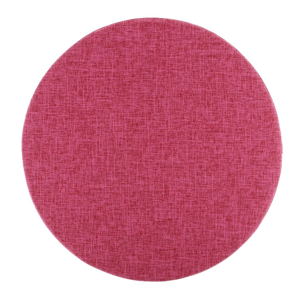 Round Yoga Meditation Cushion for Body Fitness Exercise  Watermelon Red 