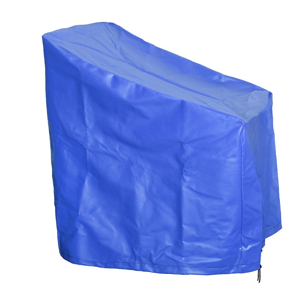 Boat Seat Cove Waterproof Kayak Center Console Lounge Covers Raincoat Blue