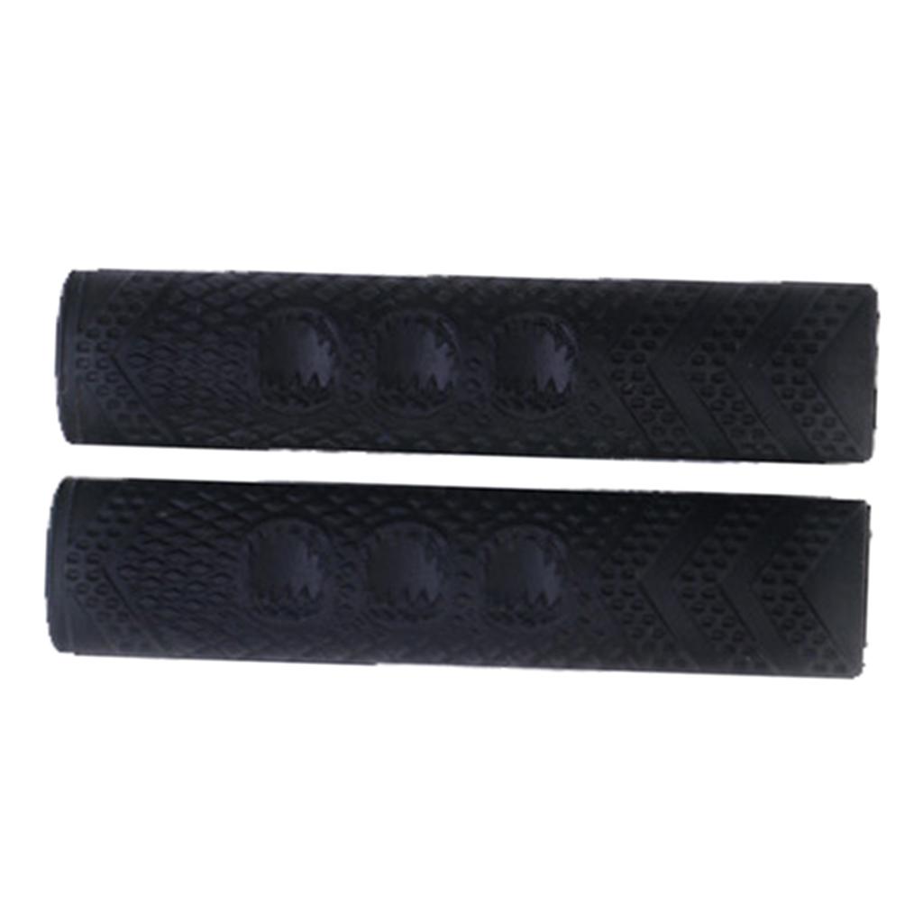 1 Pair Silicone Mountain Bicycle Brake Handle Sleeve Protector Covers Black