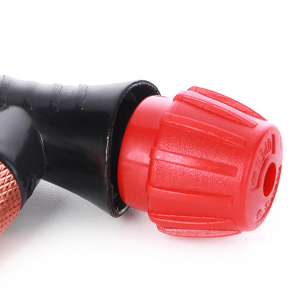 5xPortable CO2 Bicycle Inflator Head Cartridge Pump Presta & Schrader Valve