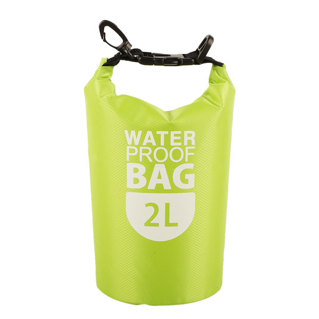 3 Pieces 2L Waterproof Dry Bag Sack Pack Pouch for Rafting