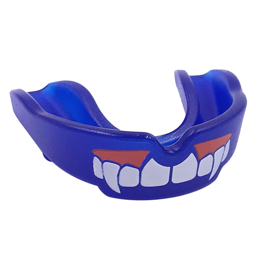 Adults Boxing Mouth Guard Taekwondo MMA Teeth Protector Mouthpiece Blue