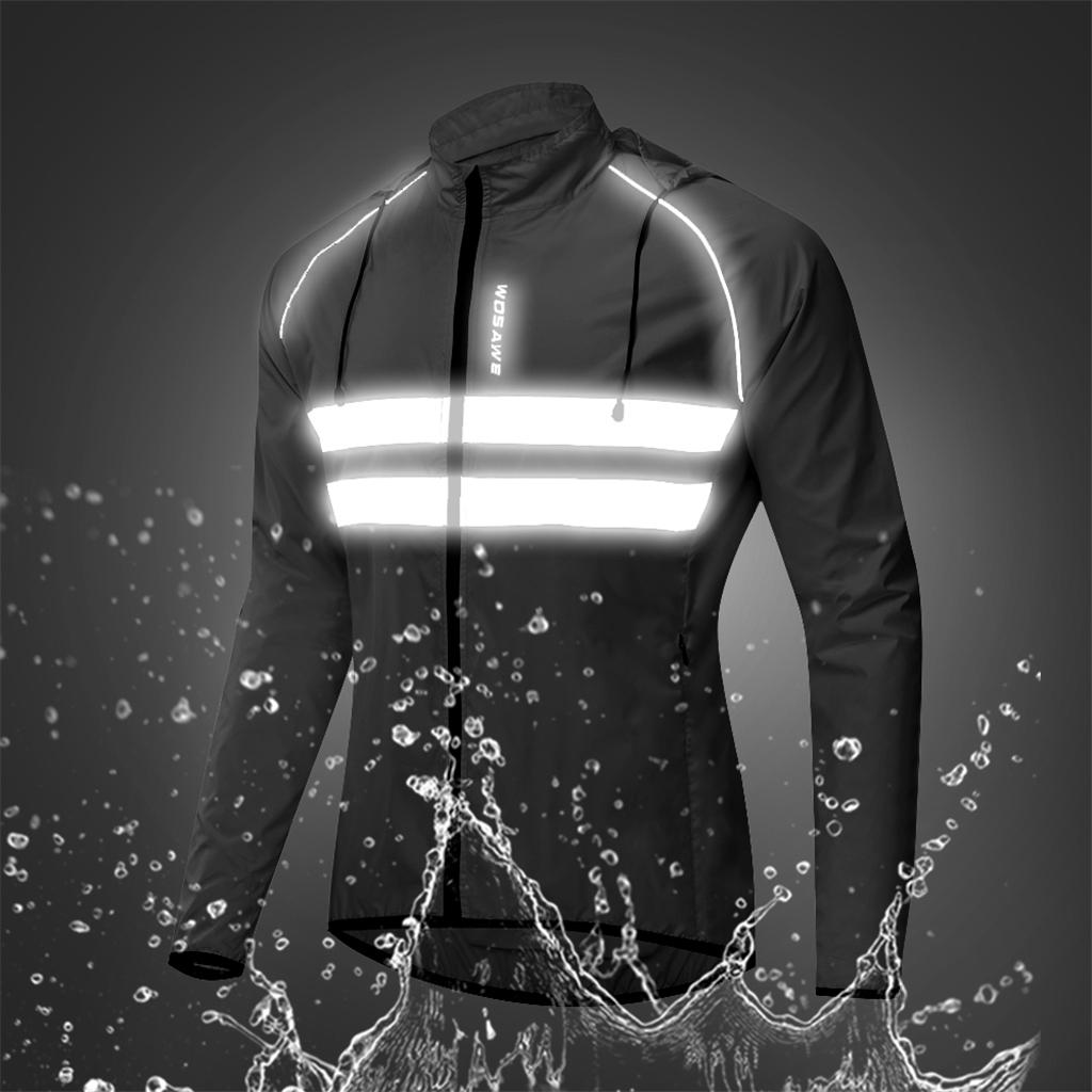 Cycling Bicycle Long Sleeve Jersey Jacket Windproof Rain Skin Coat Suit XXXL