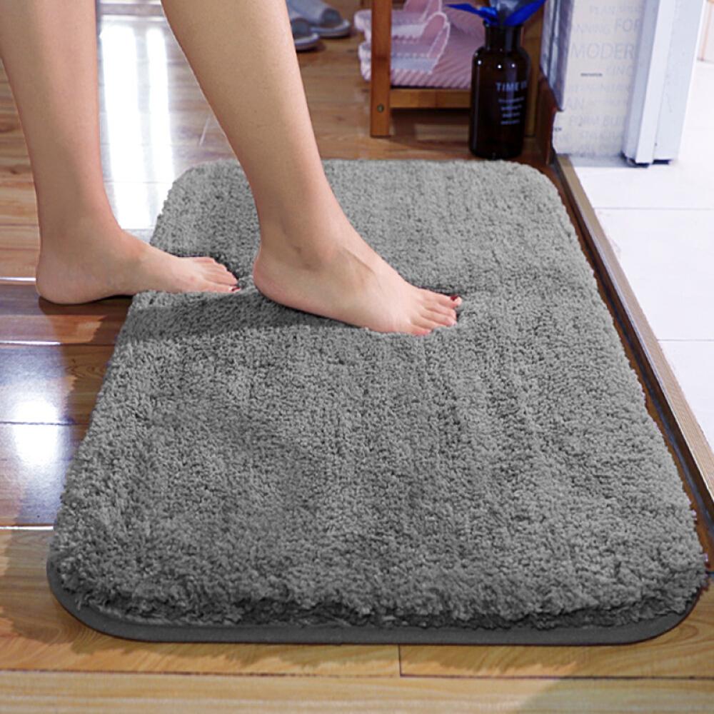 Plush Chenille Bathroom Rugs Mats Living Room Ultra Soft Absorbant Carpet