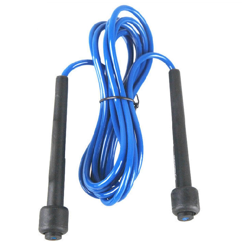 Speed Skipping Jump Rope Fitness Gym Exercise Equipment Tool Adjustable Blue