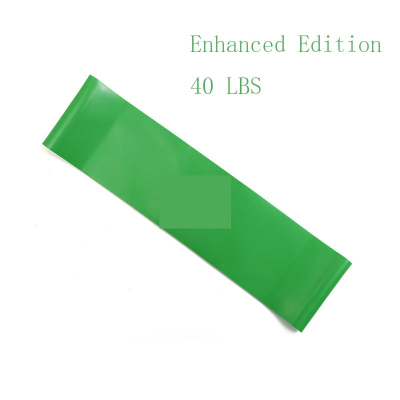 Elastic Band Yoga Tension Band green 40lbs widened