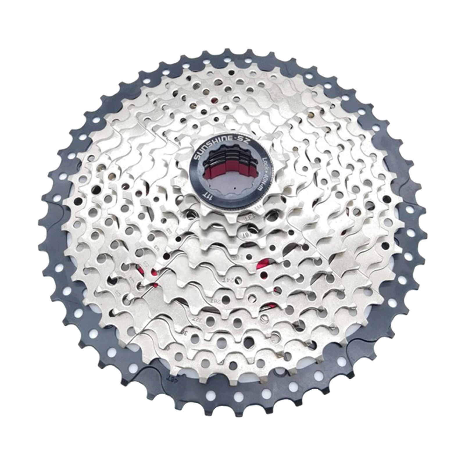 8-12s MTB Bike Cassette Flywheel Bicycle Freewheel 10S 11-46T Black