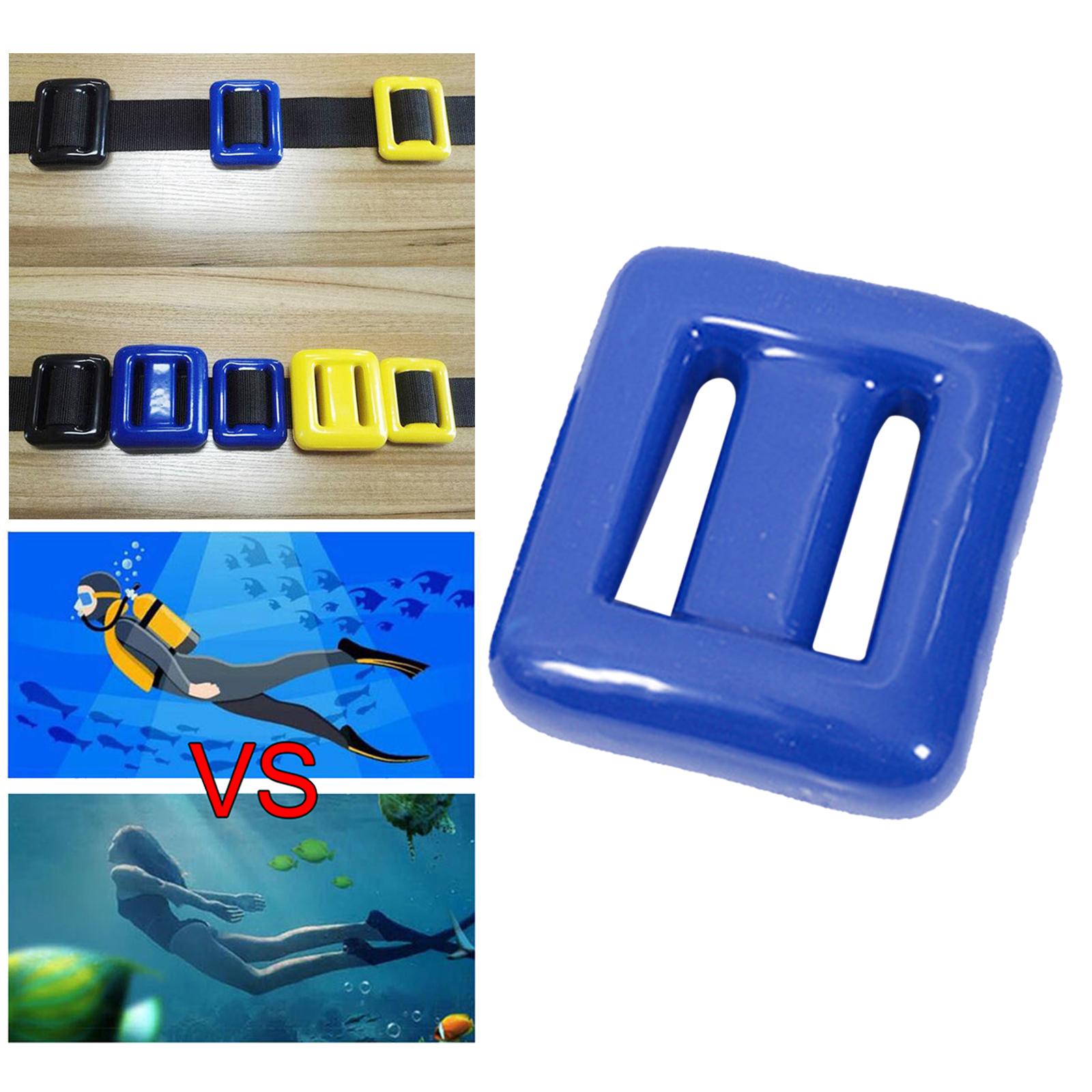 0.5kg Scuba D Ring Lead Weights Counterweight Diving Swimming Equip Blue