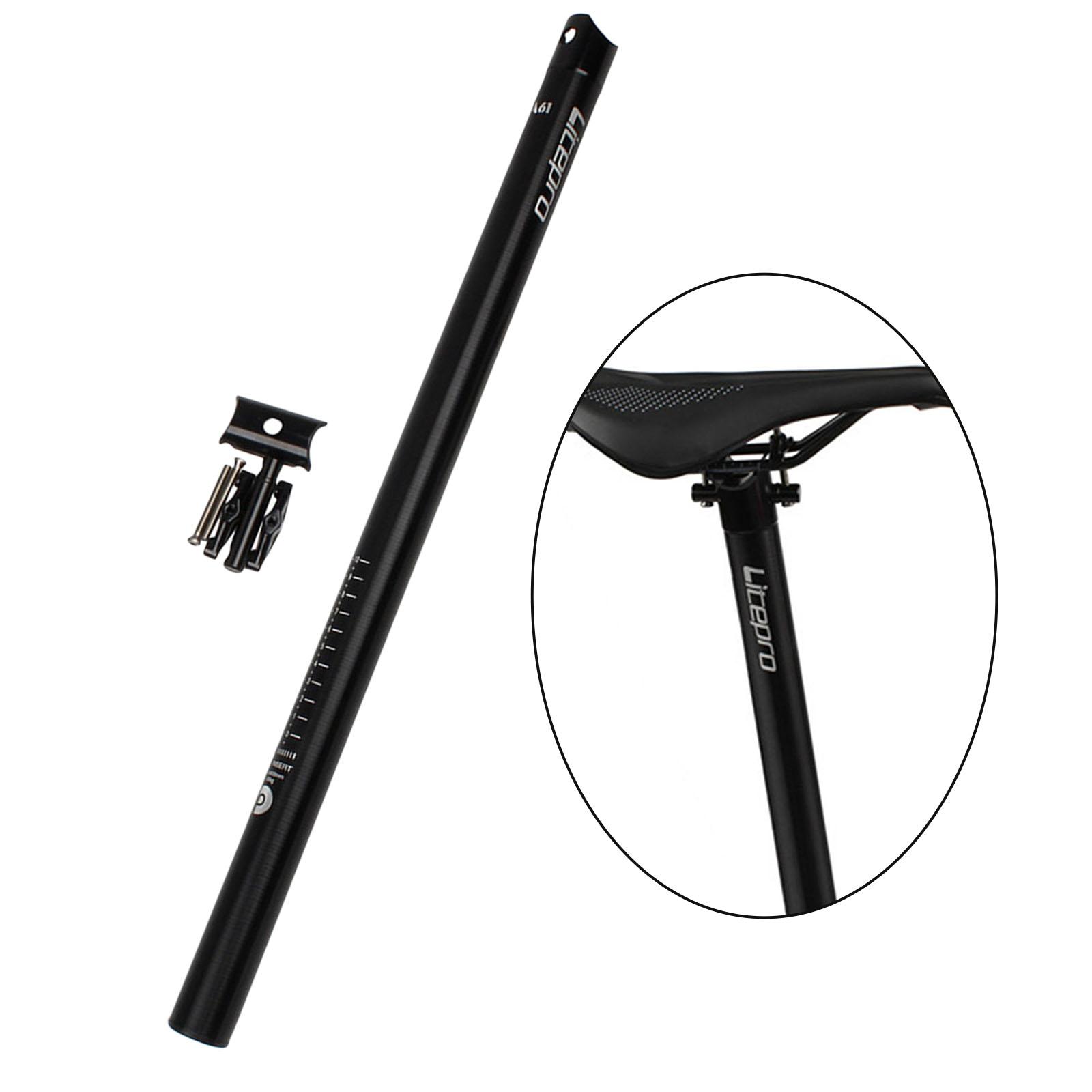 Bicycle Seat Post Aluminum Alloy 31.8 Tube Folding Bike Cycling Black