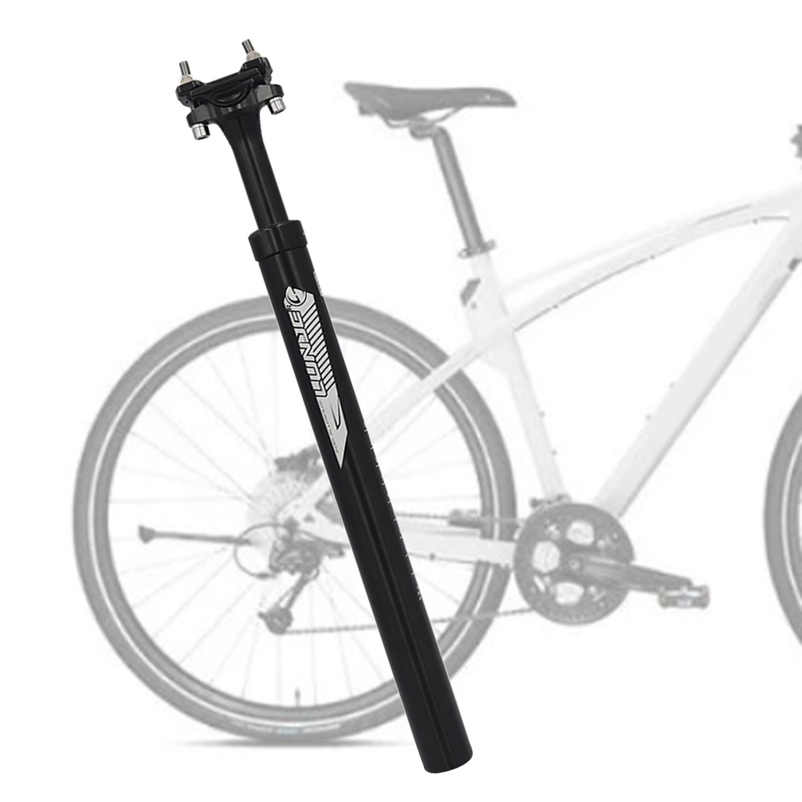 Bike Seatpost Bicycle Shockproof Seat Post Pole Repair 30.9mm Black