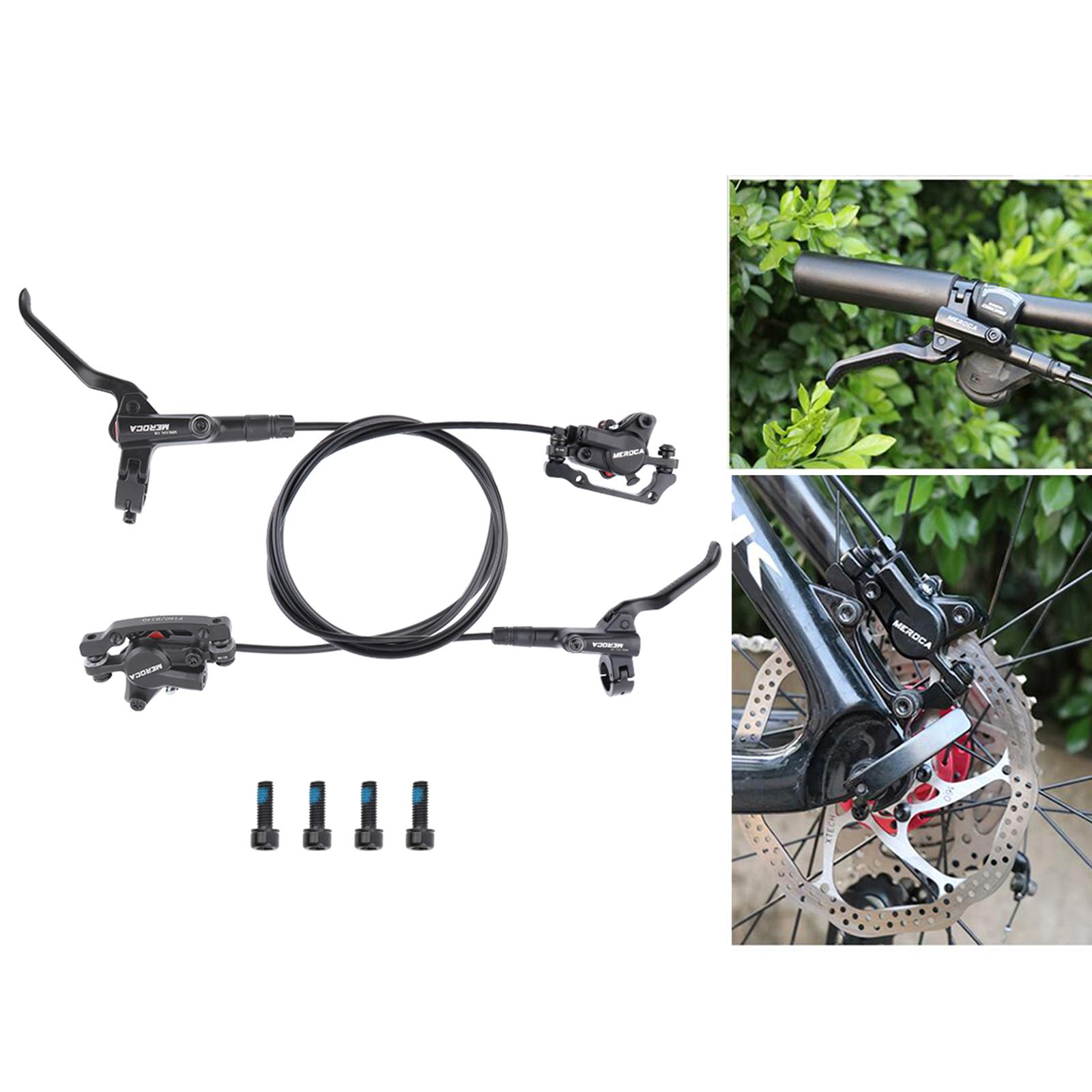 Hydraulic Disc Brake Set Compatible for MTB Front left  Rear right