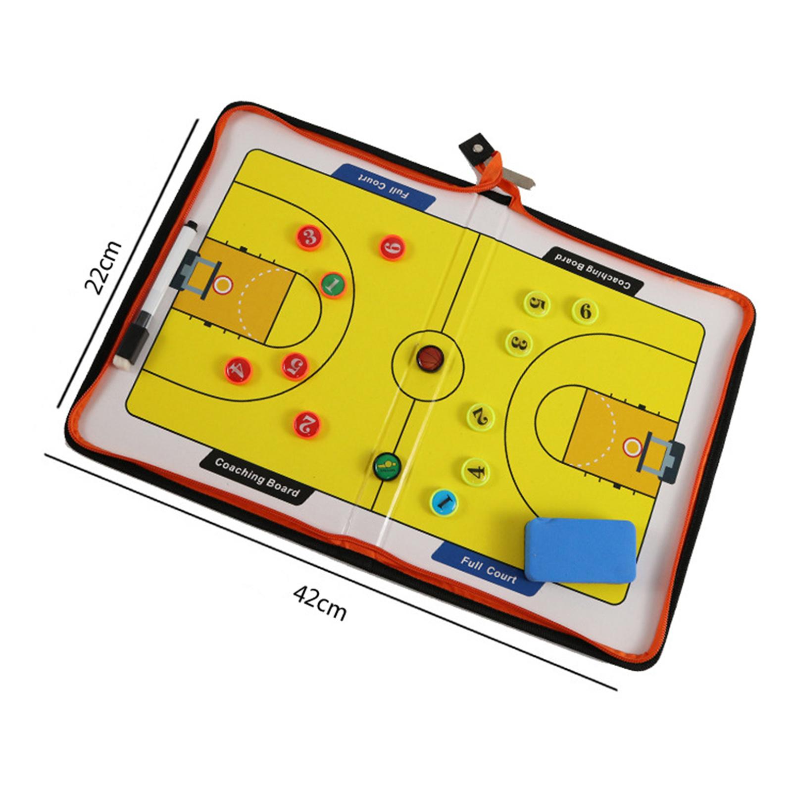 Basketball Coaching Board Clipboard Tactical Kit Training Aids