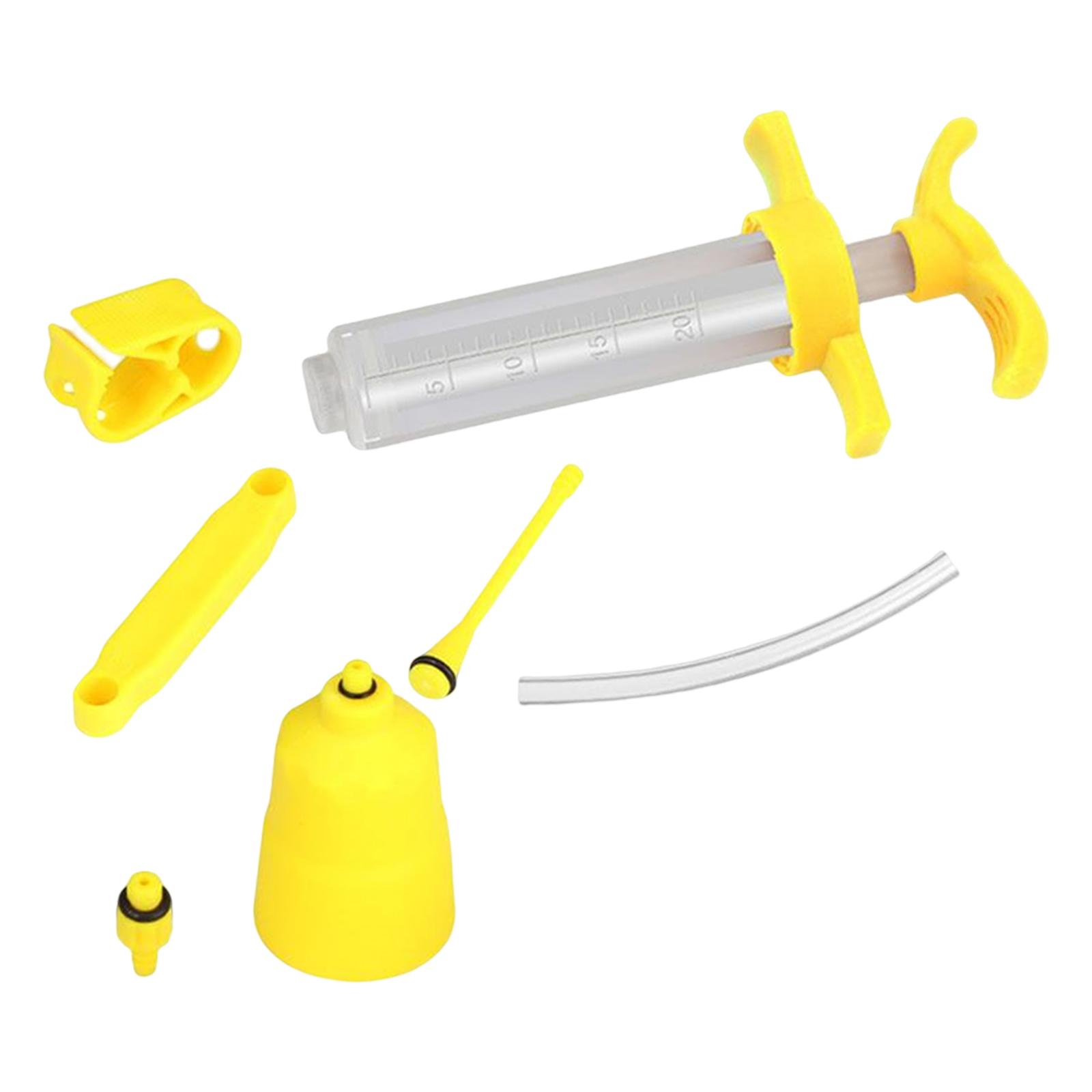 Hydraulic Brake Oil Bleed Kit Mountain Road Bike Bicycle Syringe Tools