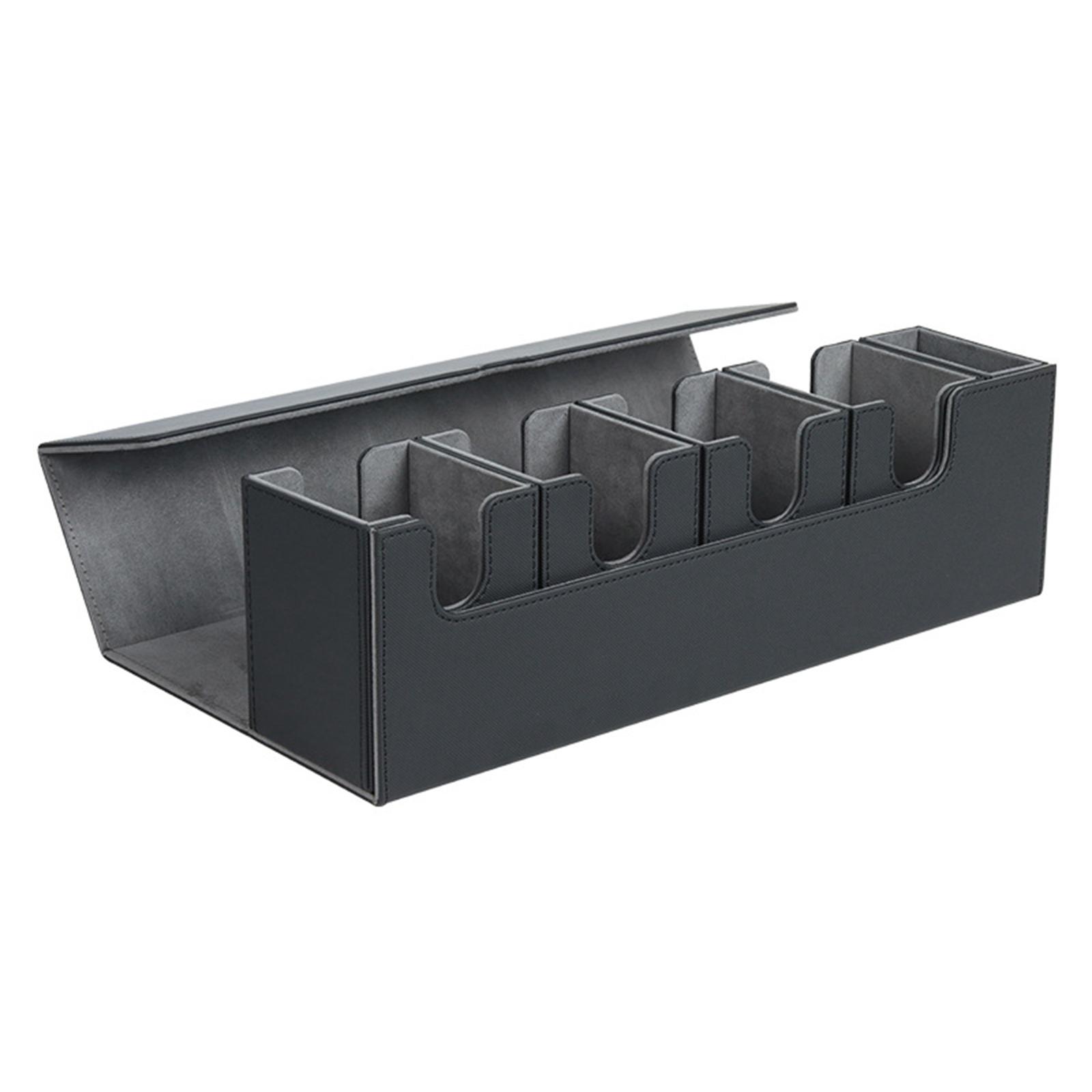 Card Deck Box Holder Storage Organizer Album Container for TCG Black