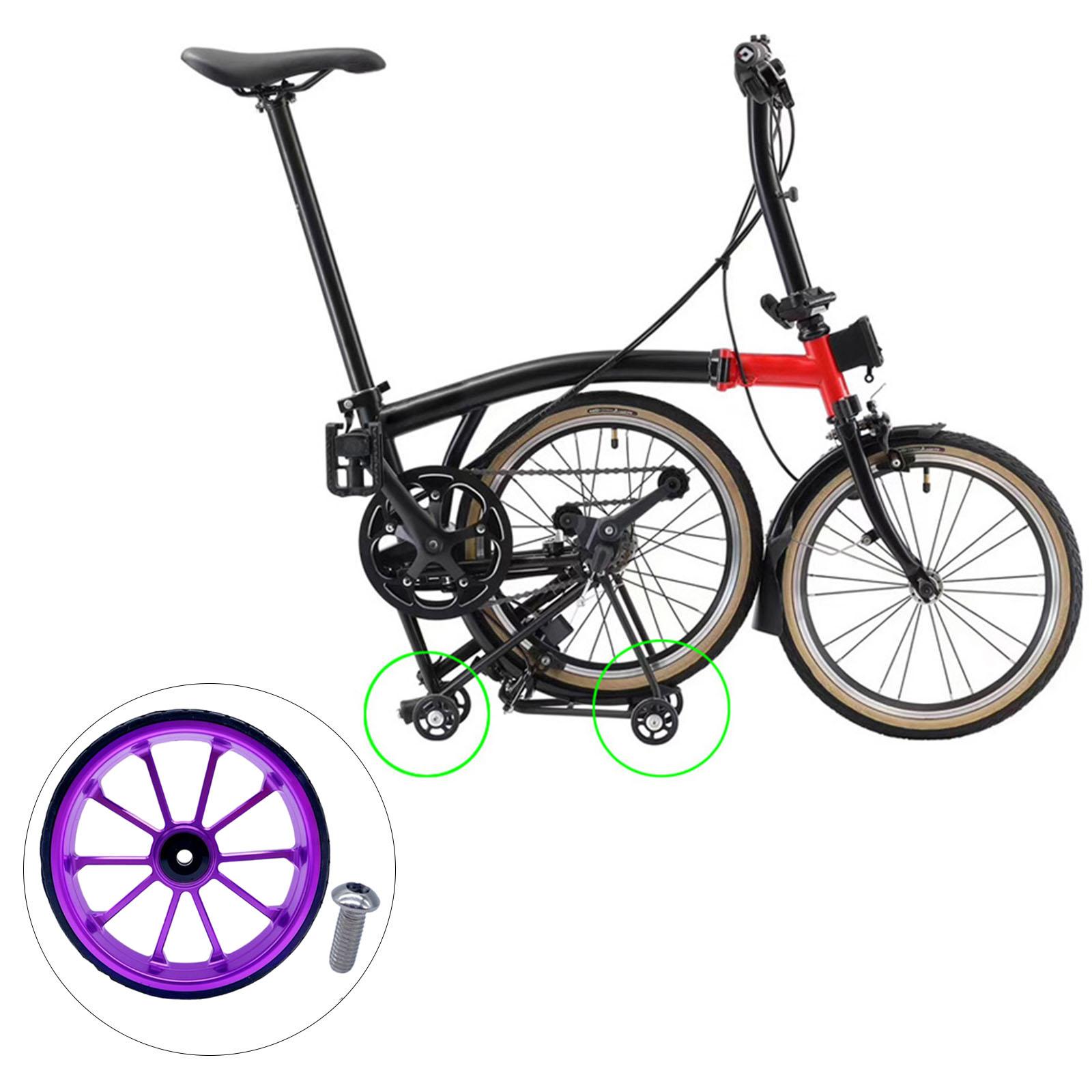 Easy Wheel Wheel Components Sealed Bearing Folding Bike Purple