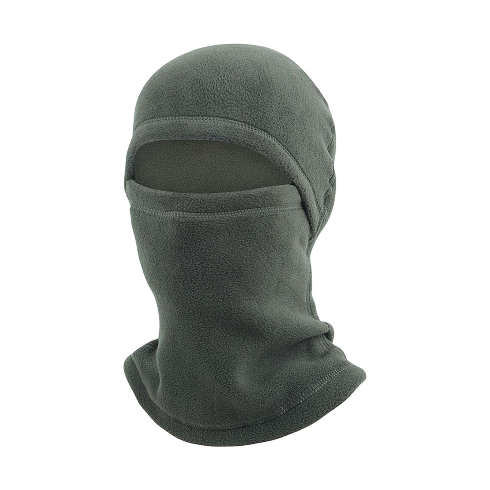 Balaclava Hat Cover Thermal Lightweight Windproof for Cycling Men Women gray