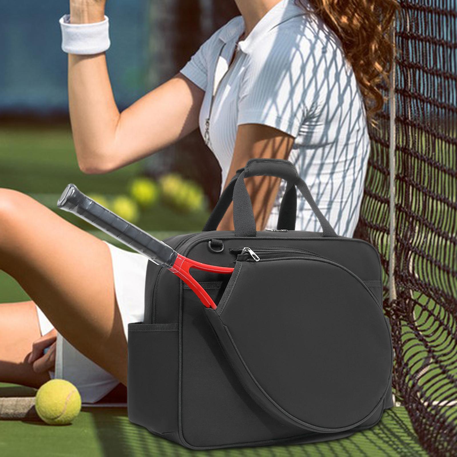 Tennis Handbag Pickleball Racket Storage Racquet Covers Tennis Racket Bag Black