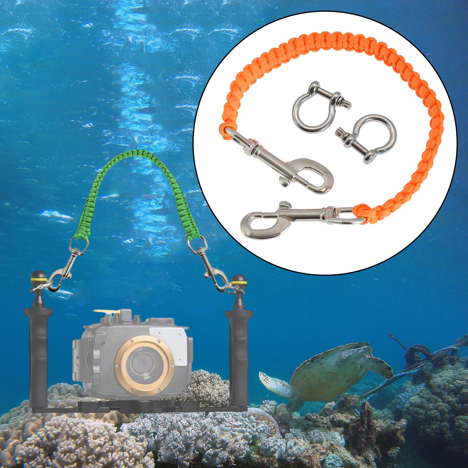 Diving Camera Hand Rope Lanyard Strap Underwater Photography Accessories orange