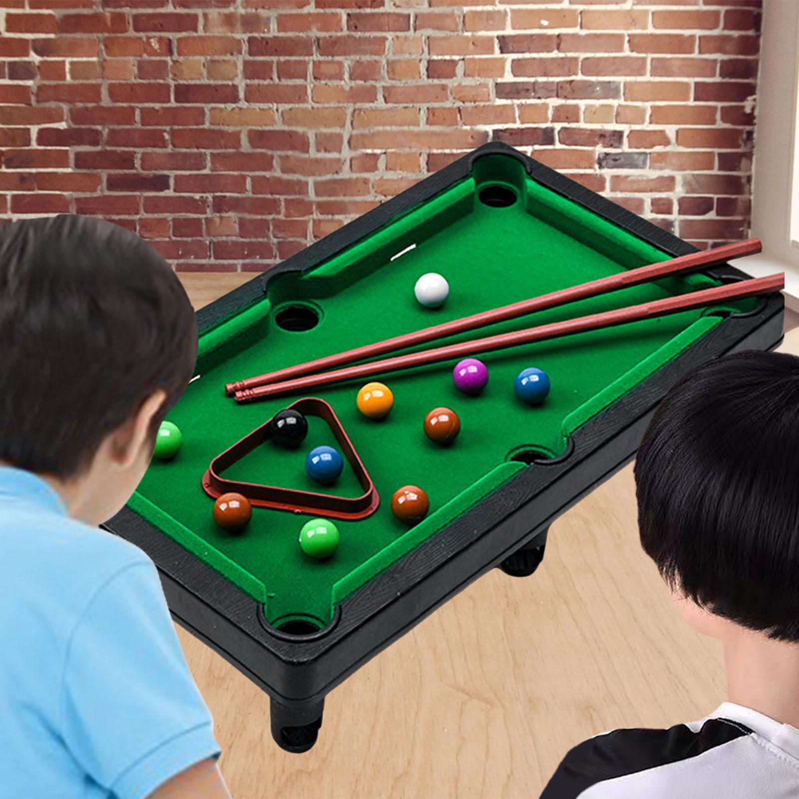 Mini Table Pool Toy Billiards Game Balls Snooker travel Indoor S