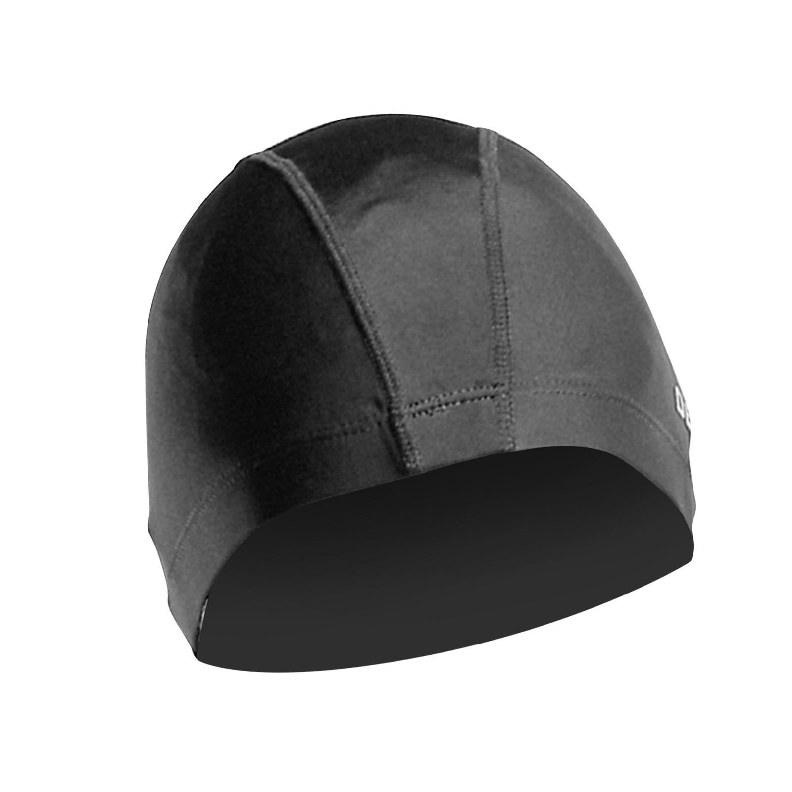 Swim Cap Men Durable Hat for Holidays Long Short Water Sports Black