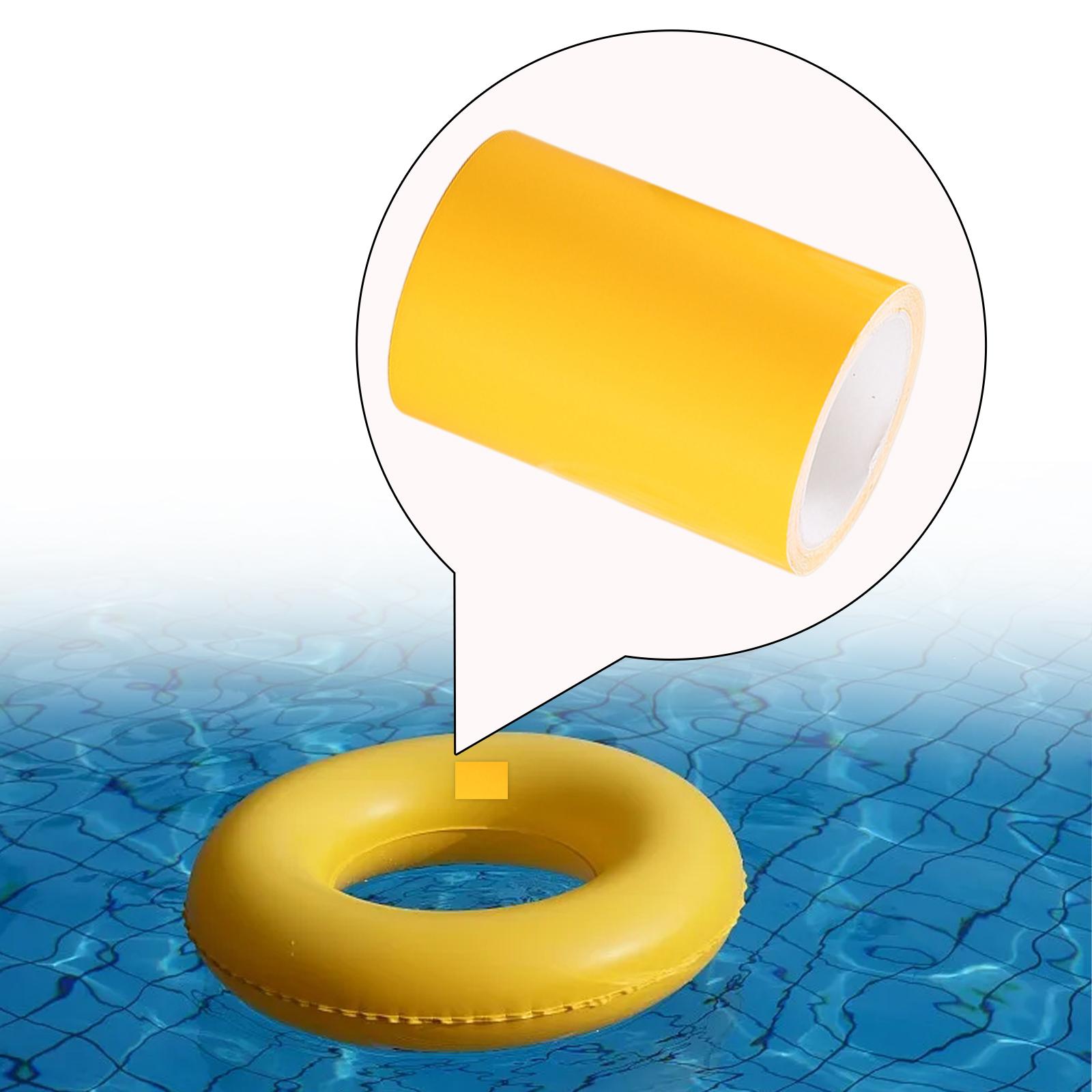 Swimming Rings Repair Patch Inflatable Boat Repair Patch for Inflatable Sofa Yellow