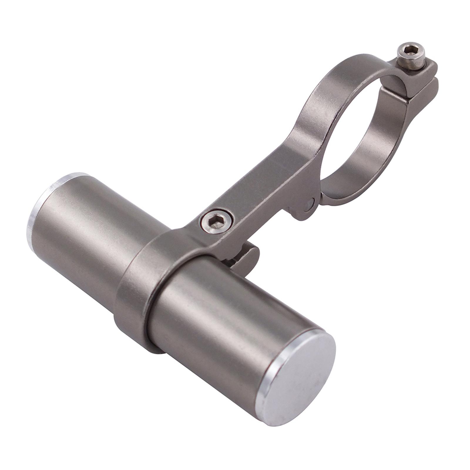 Bike Computer Mount Handlebar Stopwatch Aluminum Alloy Bicycle Extension Bar silver