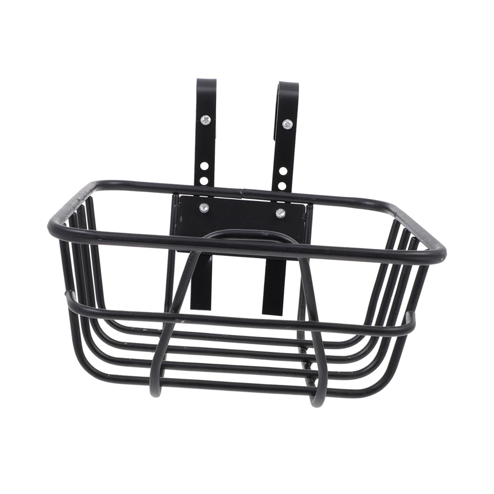 Metal Wire Front Basket with Hooks