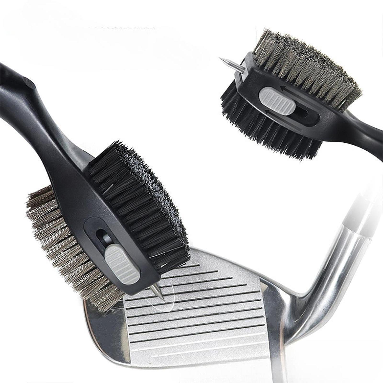 Golf Club Brush Professional Easily Attached to Golf Bag Golf Cleaning Brush