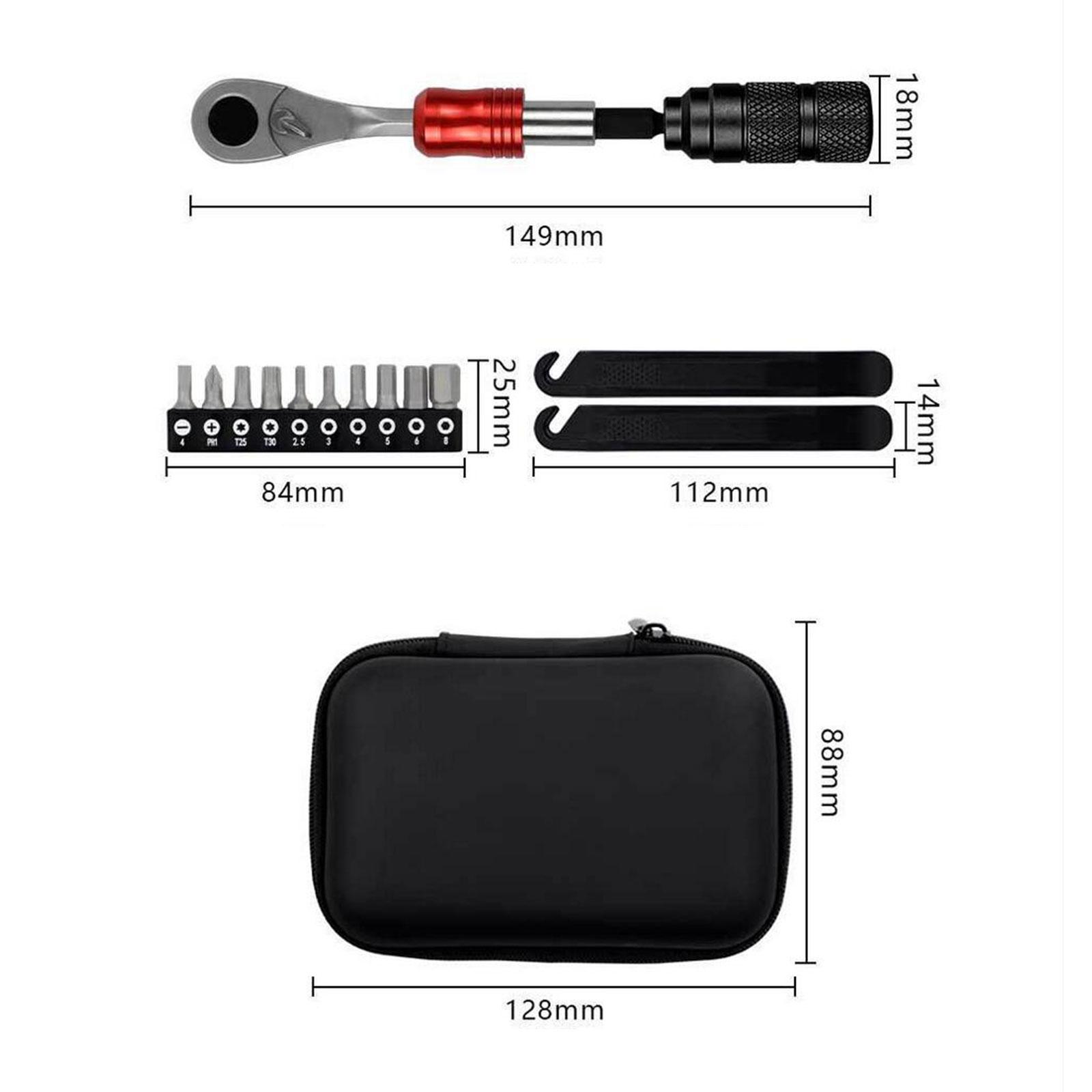 Bike Repair Tool Set Professional Bike Ratchet Wrench Cycling Accessory
