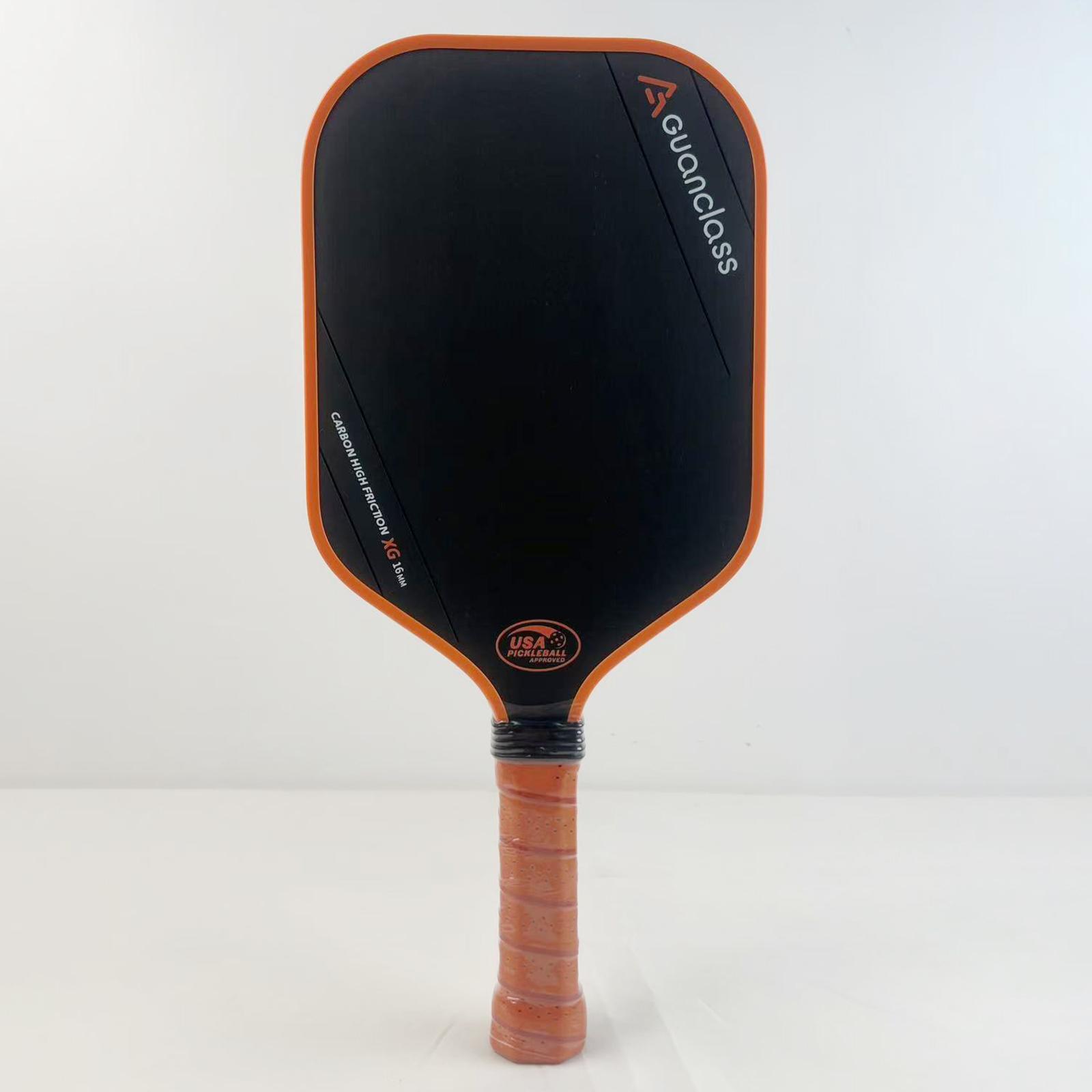 Carbon Fiber Pickleball Paddle Pickleball Racquet for Player Training Adults Brown