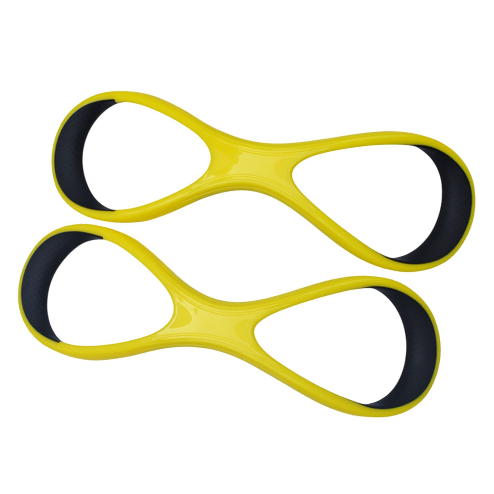 Forearm Fulcrum Fin Teaching 8 Word Auxiliary Professional Swim Webbed Glove Yellow L